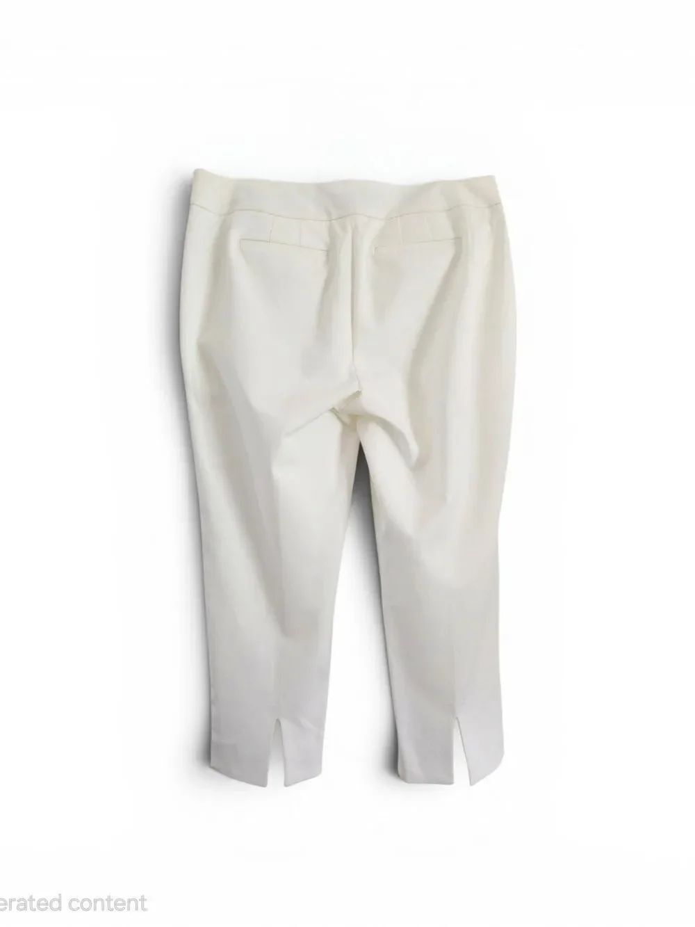 Talbots Crisp White Chatham Crop Pant Size 8P